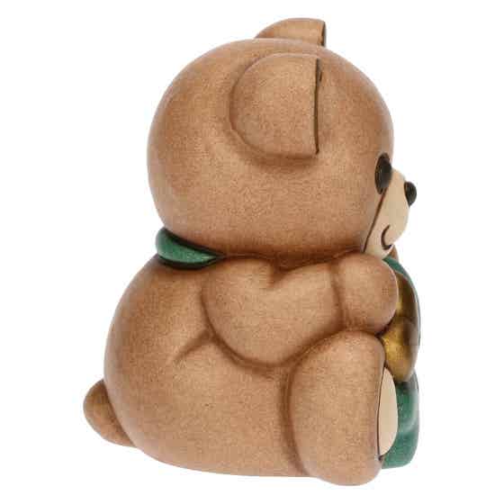 Mini ceramic lucky teddy bear