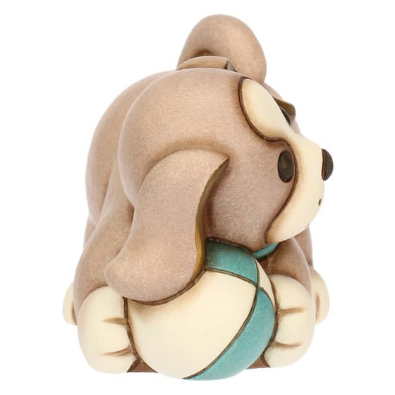 Todo dog playing ceramic ball, medium