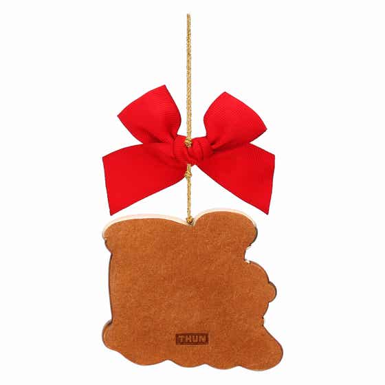 Large ceramic train Christmas decoration