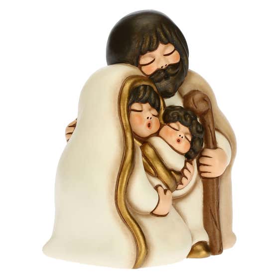 Christmas tree with nativity scene