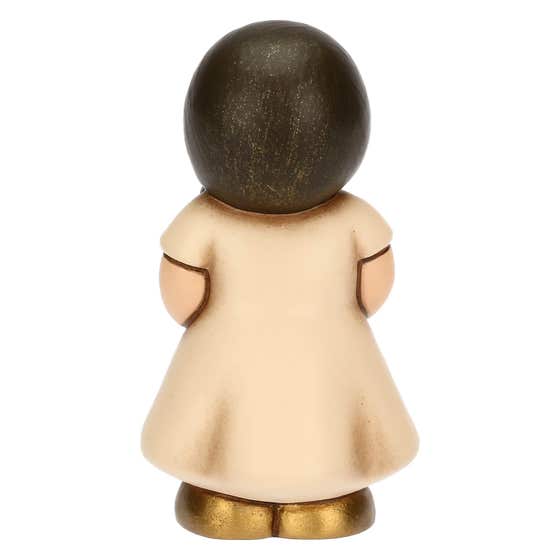 Ceramic girl with lily