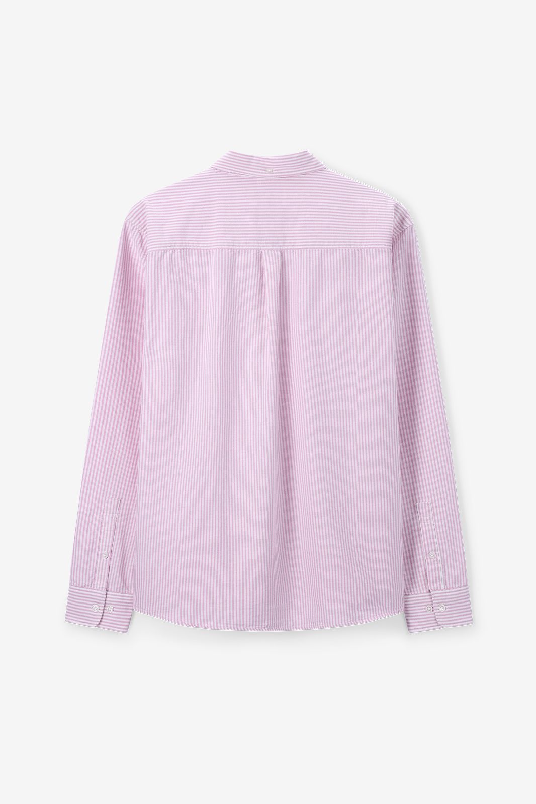Lichtroze gestreept overhemd