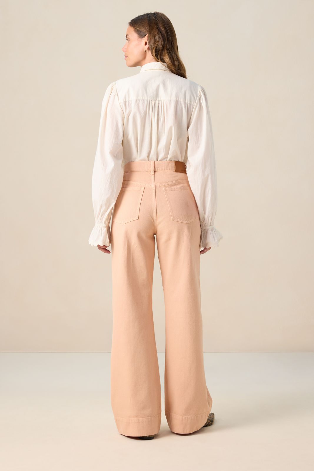 Witte blouse met strik