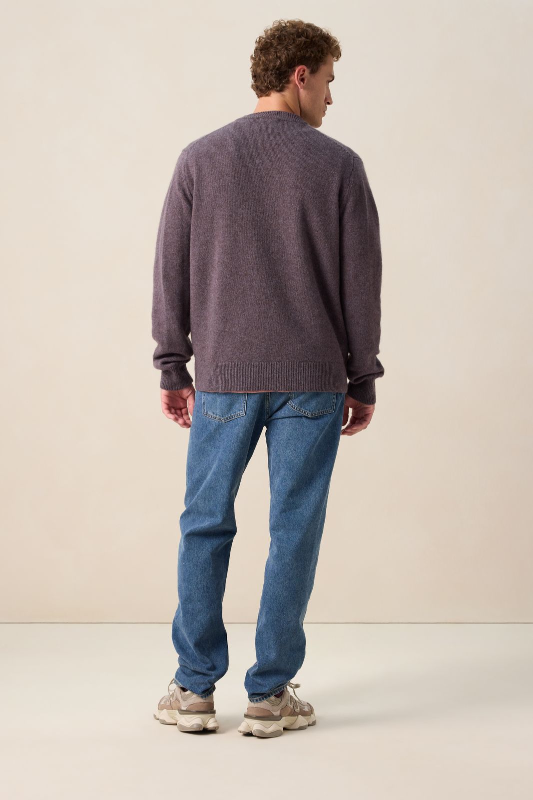 Plato blauwe mid-rise straight fit jeans