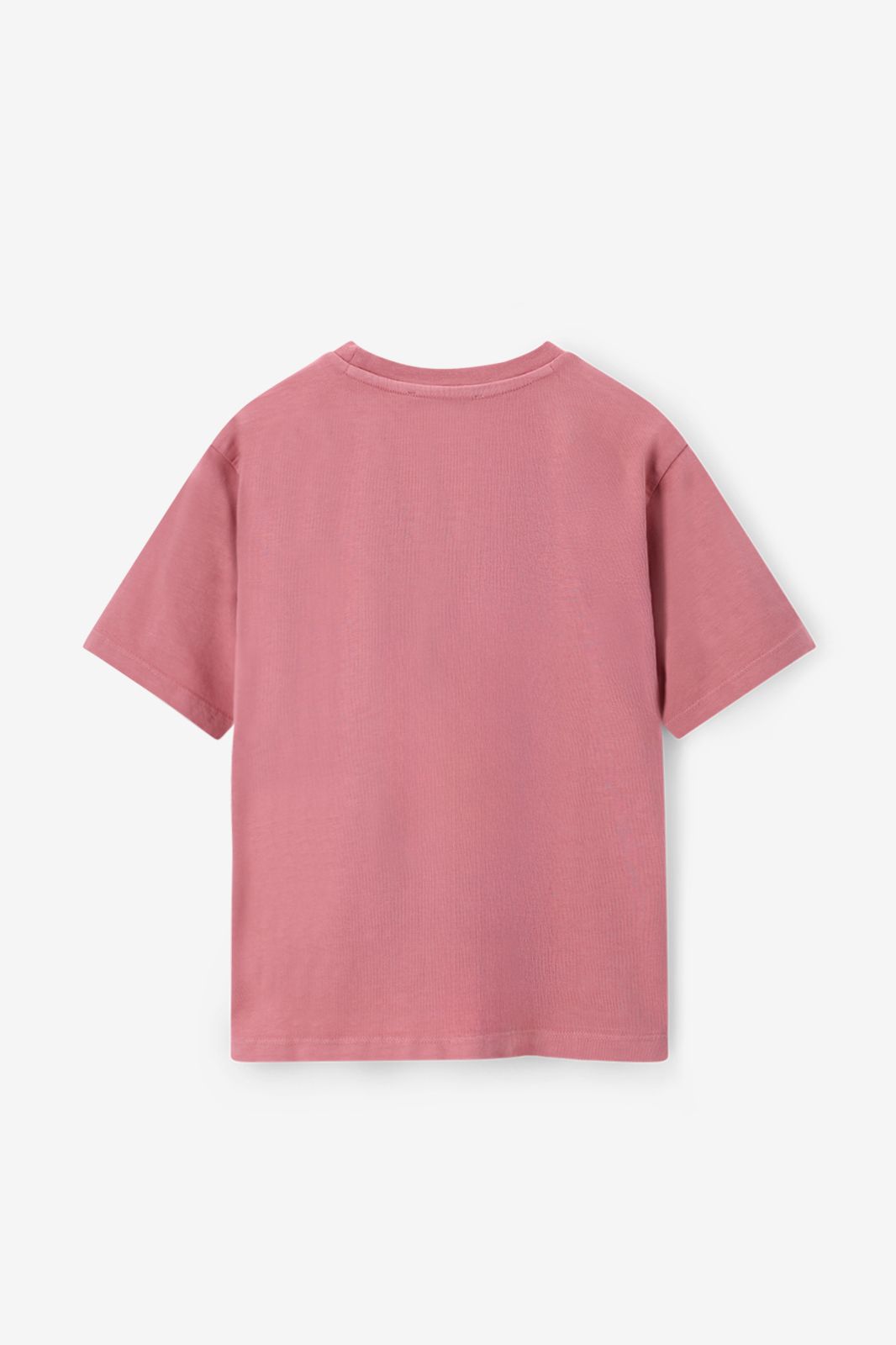 Roze T-shirt met patch