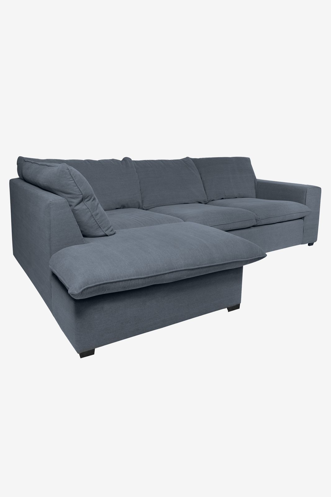 Baron bank 2.5-zits lounge links Ranch donkerblauw