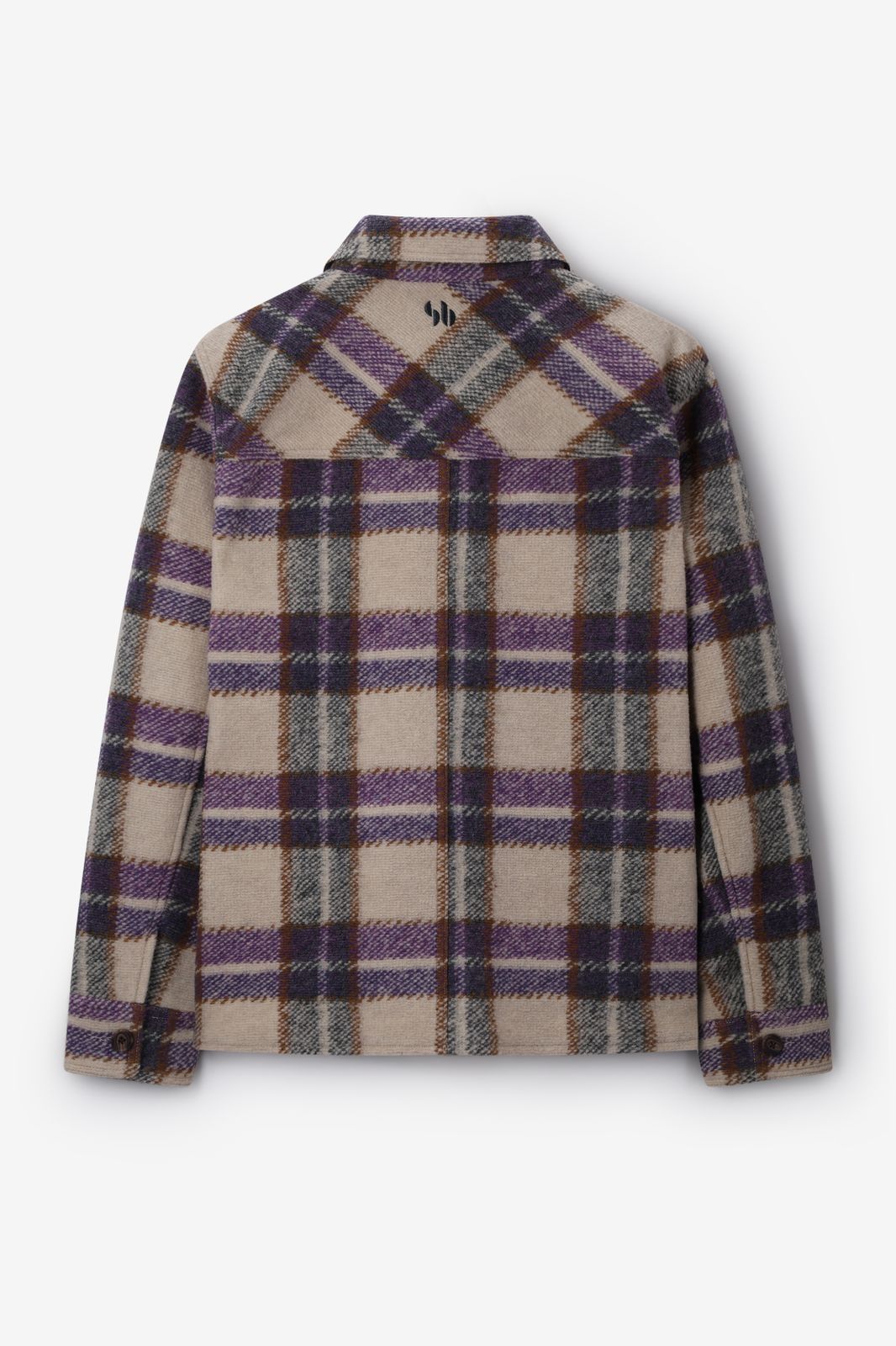 Donkerblauw geruit jack