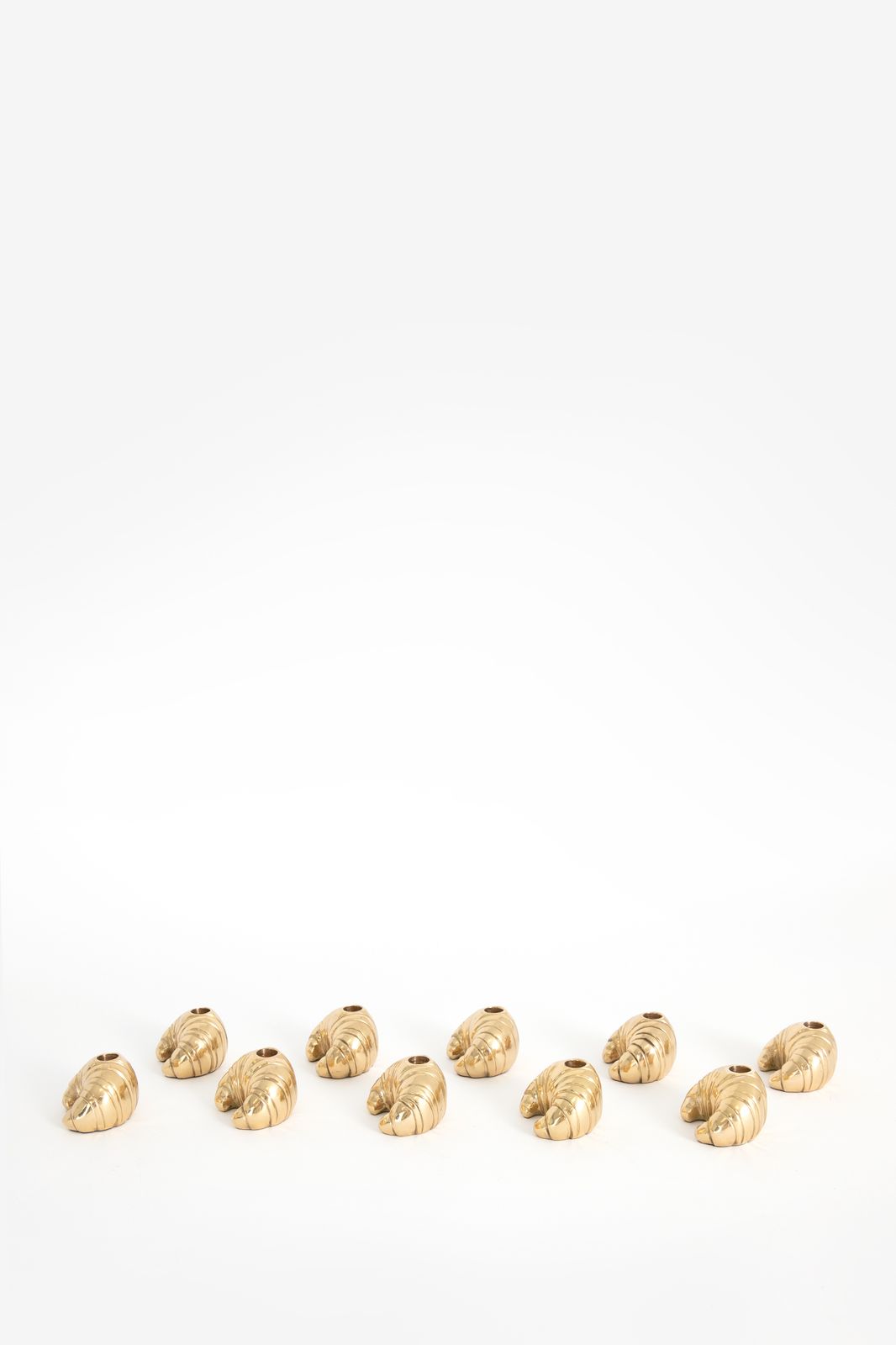 Messing kandelaar Croissant