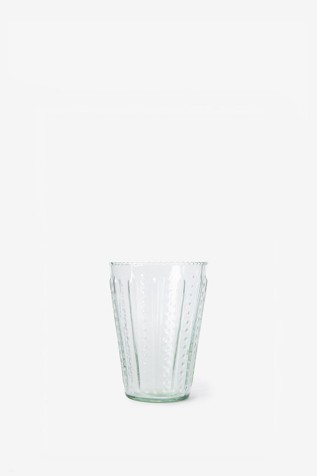 Lichtgroene pearl waterglazen