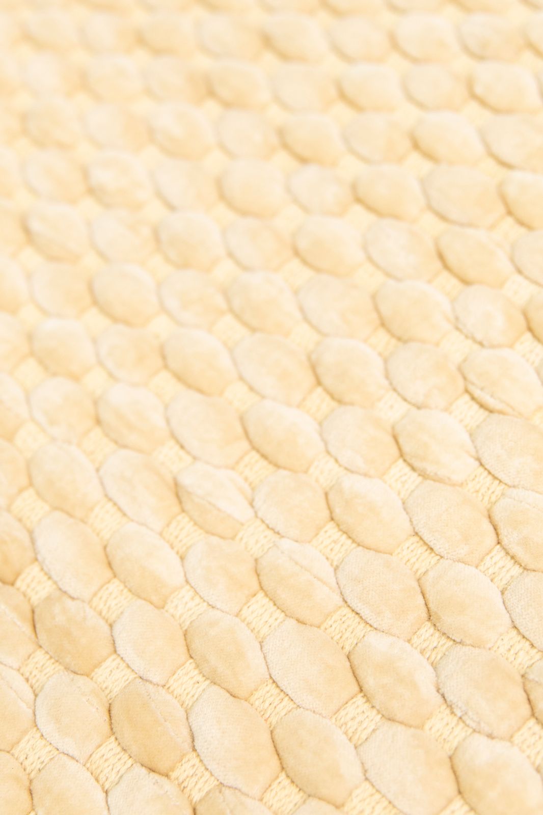 Gele badmat met patroon