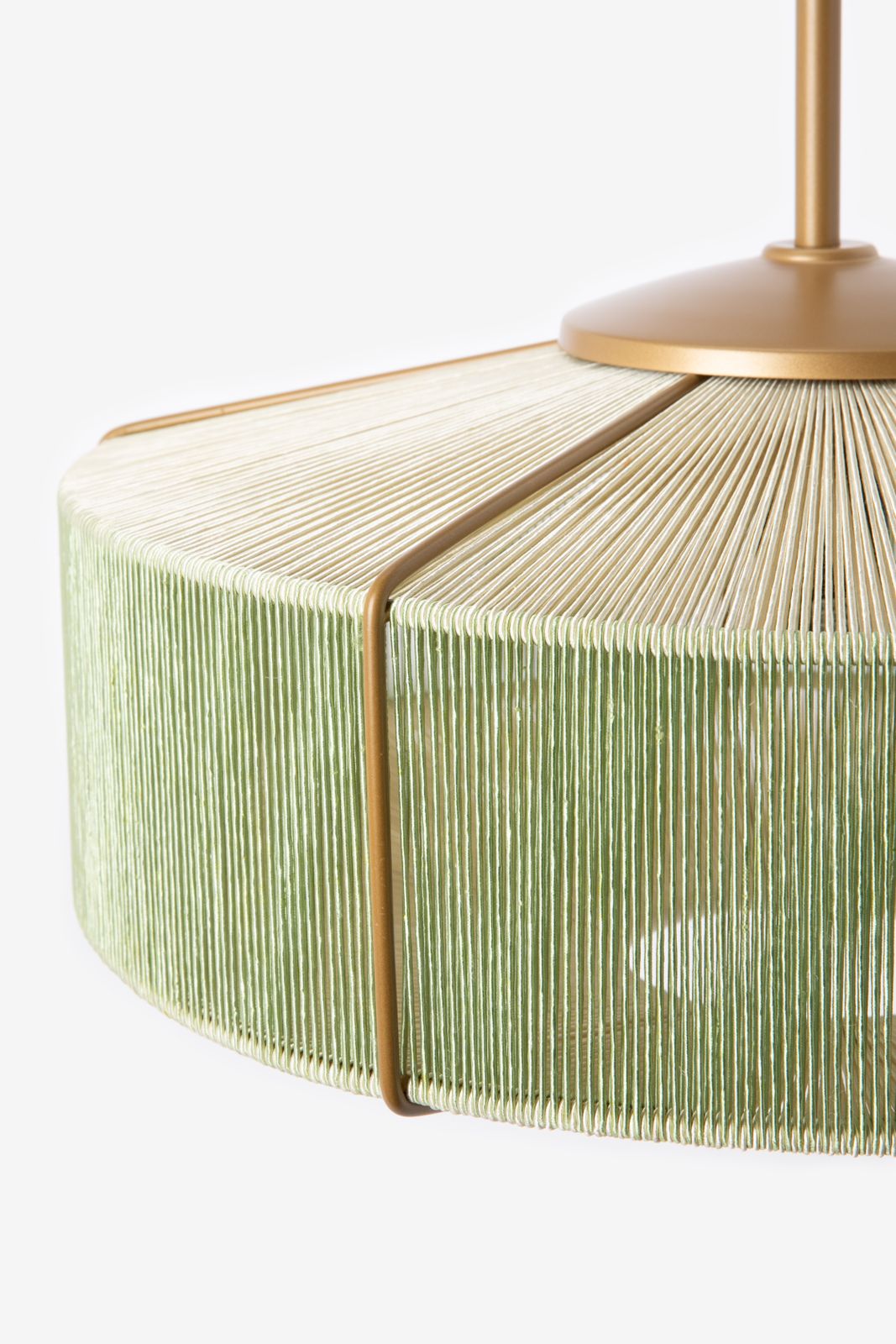 PRE ORDER: Lichtgroene hanglamp Aural shades Medium