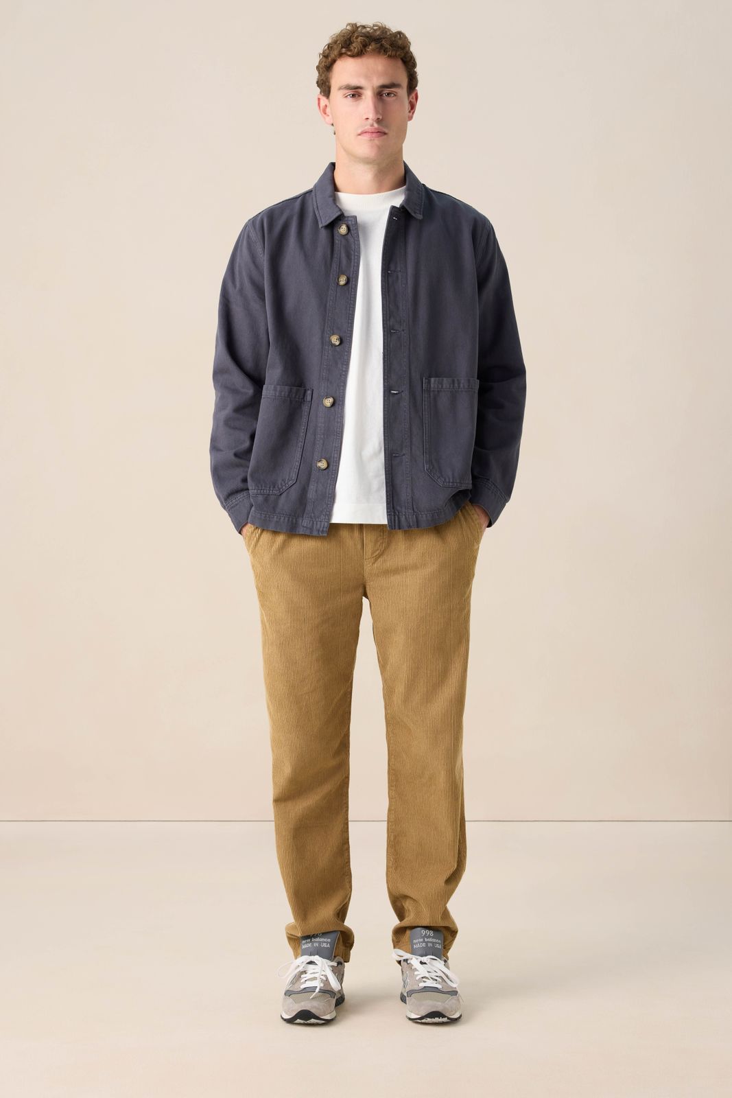 Donkerblauw workwear jack