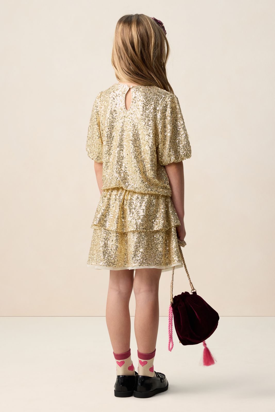 Goud pailletten rokje