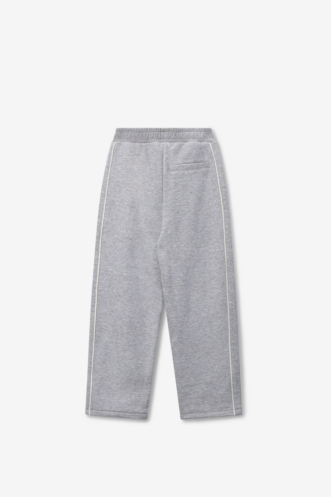 Lichtgrijze straight leg sweatpants
