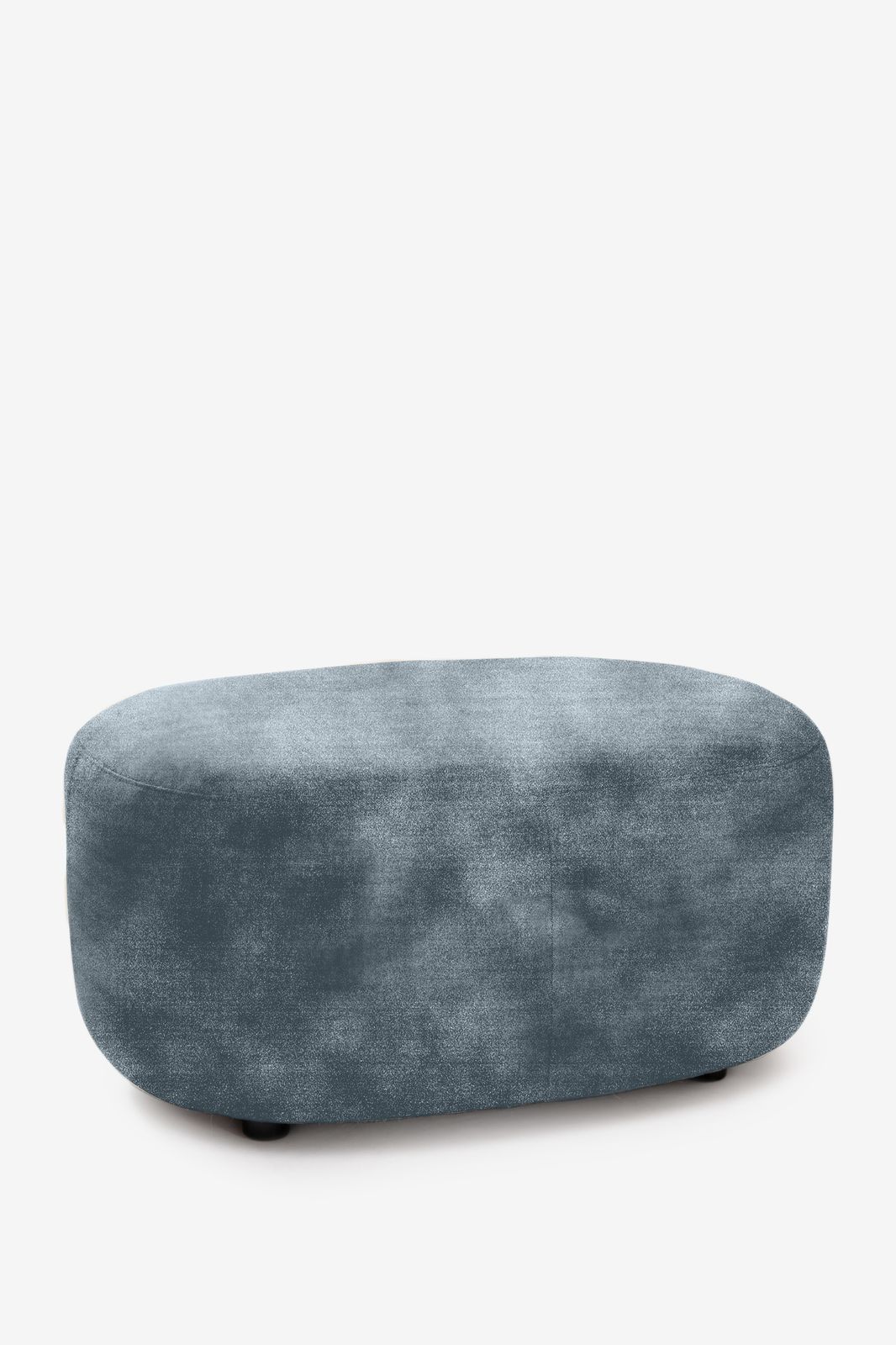 Empress velvet hocker Juke mid grey