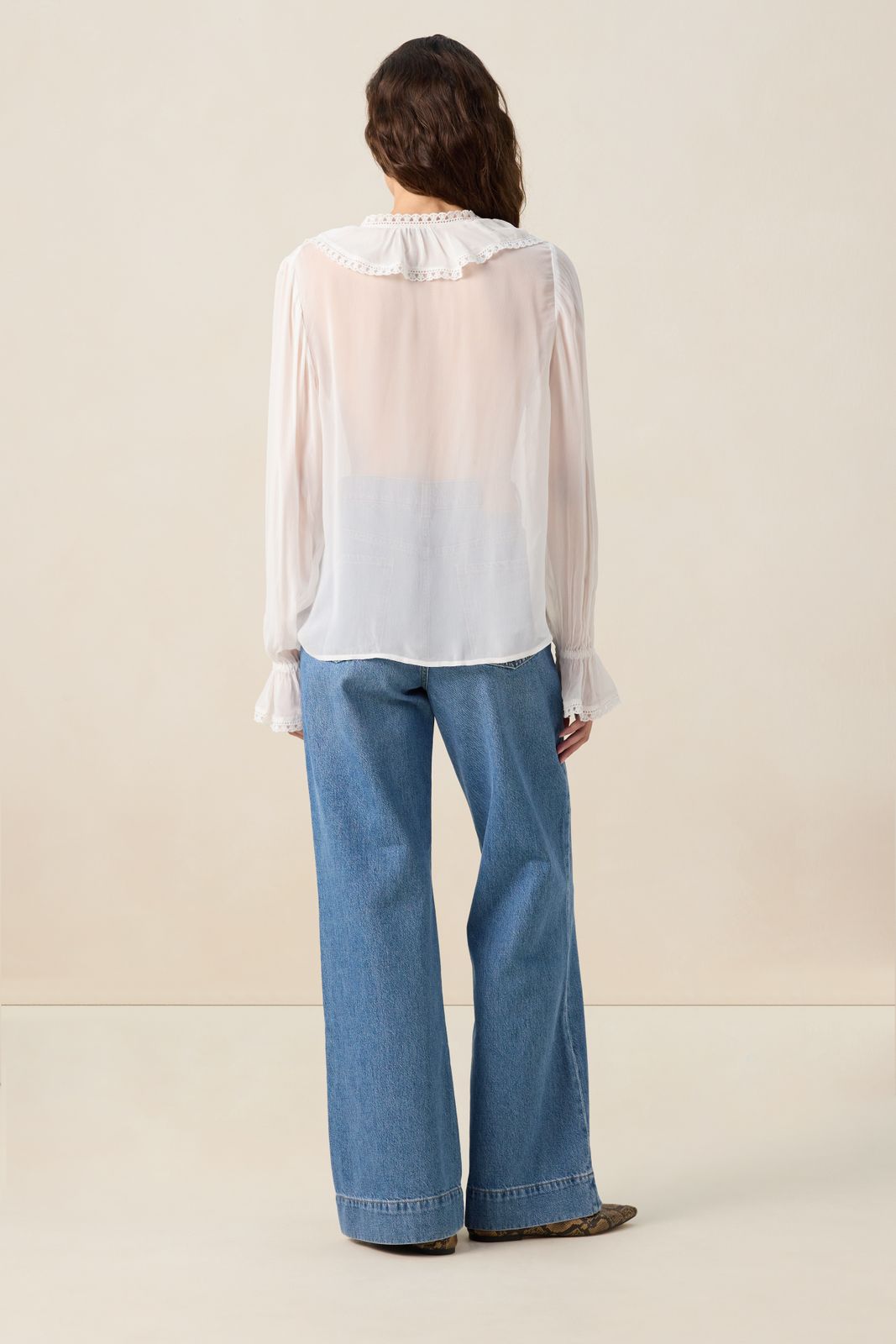 Witte blouse