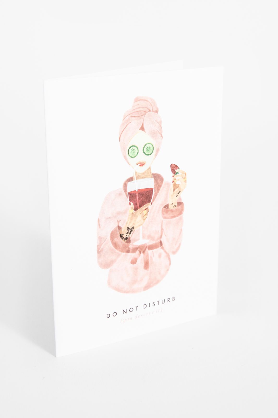 Claire Lena Company Do not disturb wenskaart