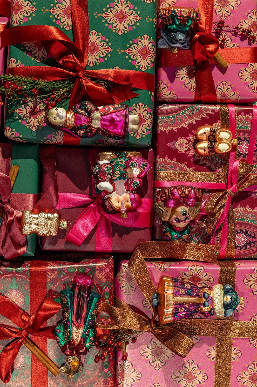 Bruin kerstornament speculaas