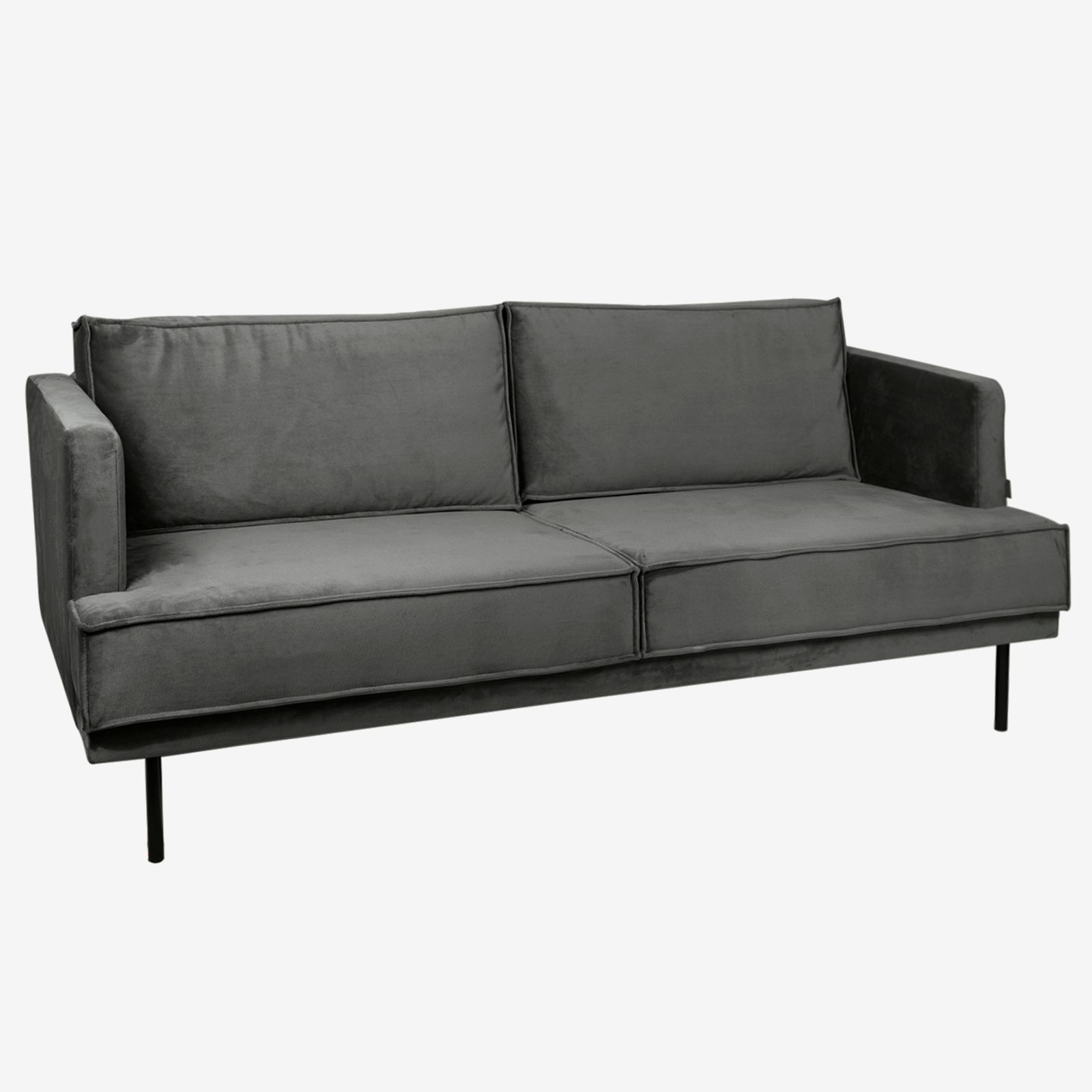 The Duchess velvet bank 2.5-zits Juke antraciet