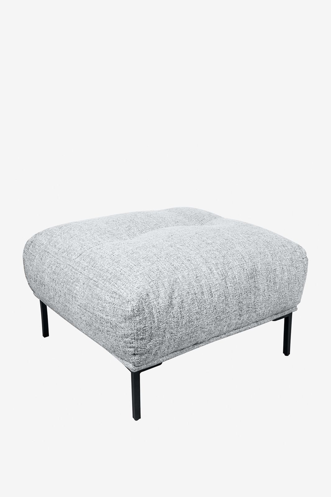 The Duke hocker Taft ecru