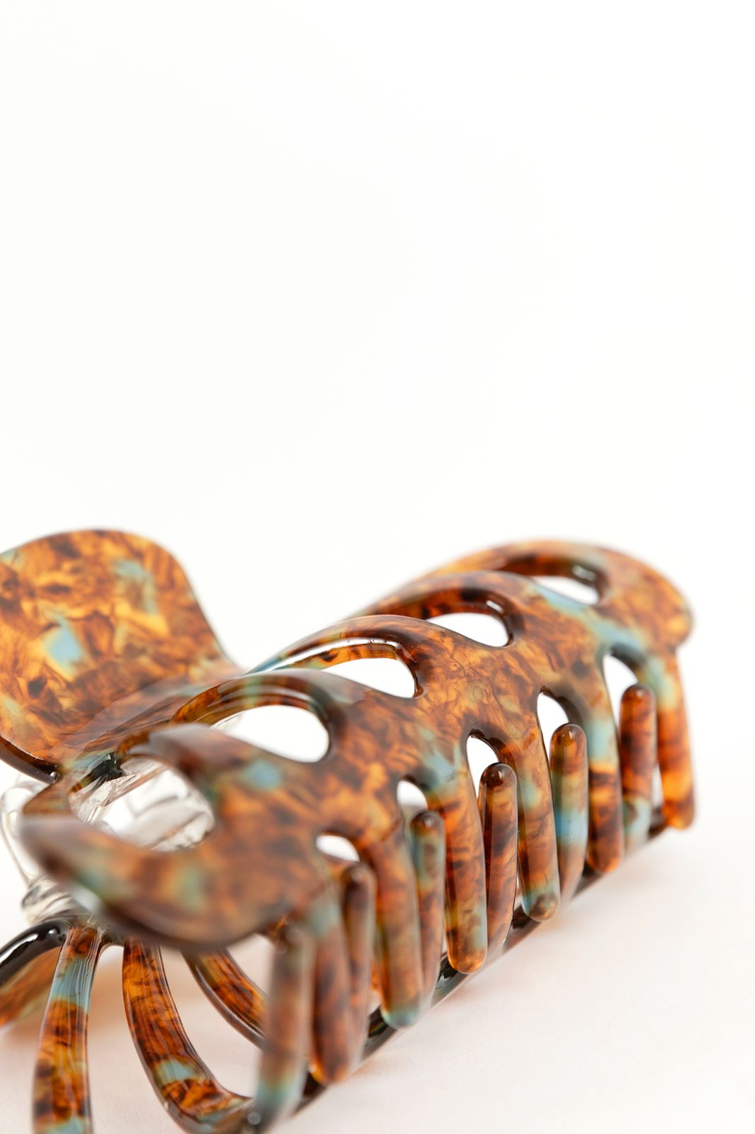 Multicolor ovale haarklem