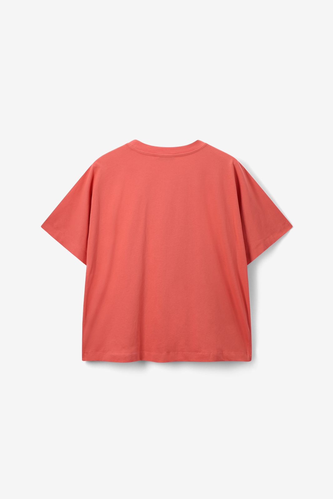 Rood T-shirt met borstzakje