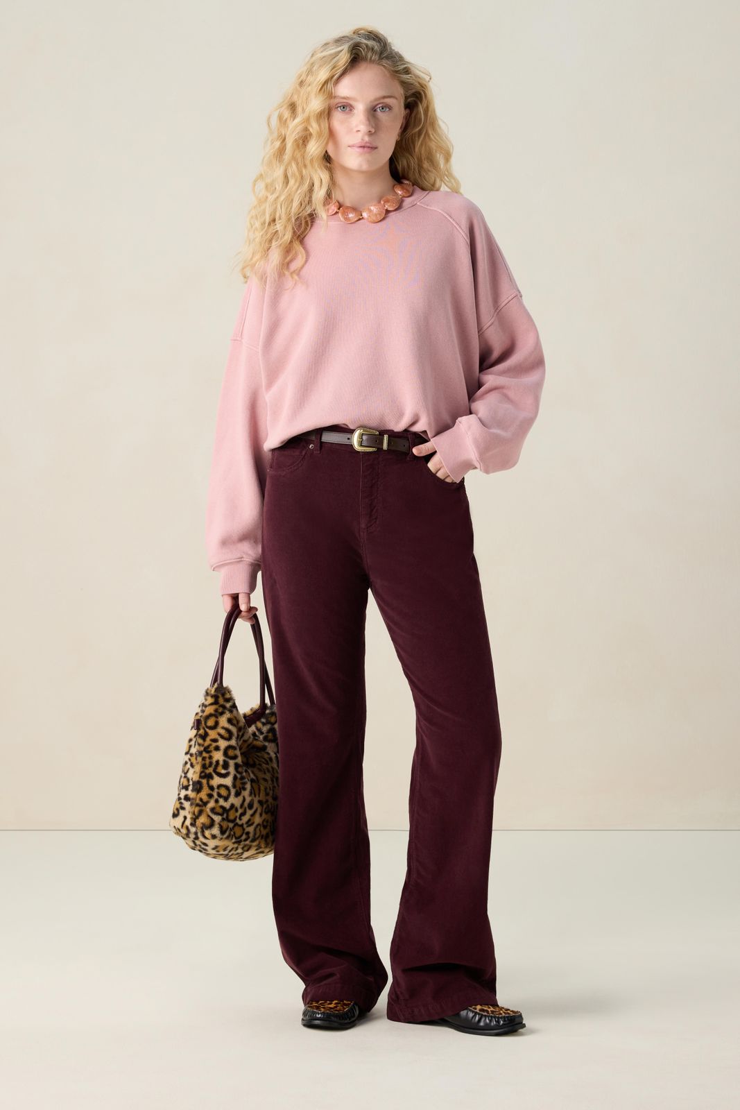 Roze sweater