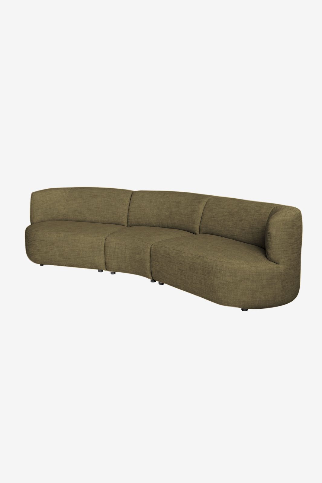 Empress 3.5-zits bank Soil army green