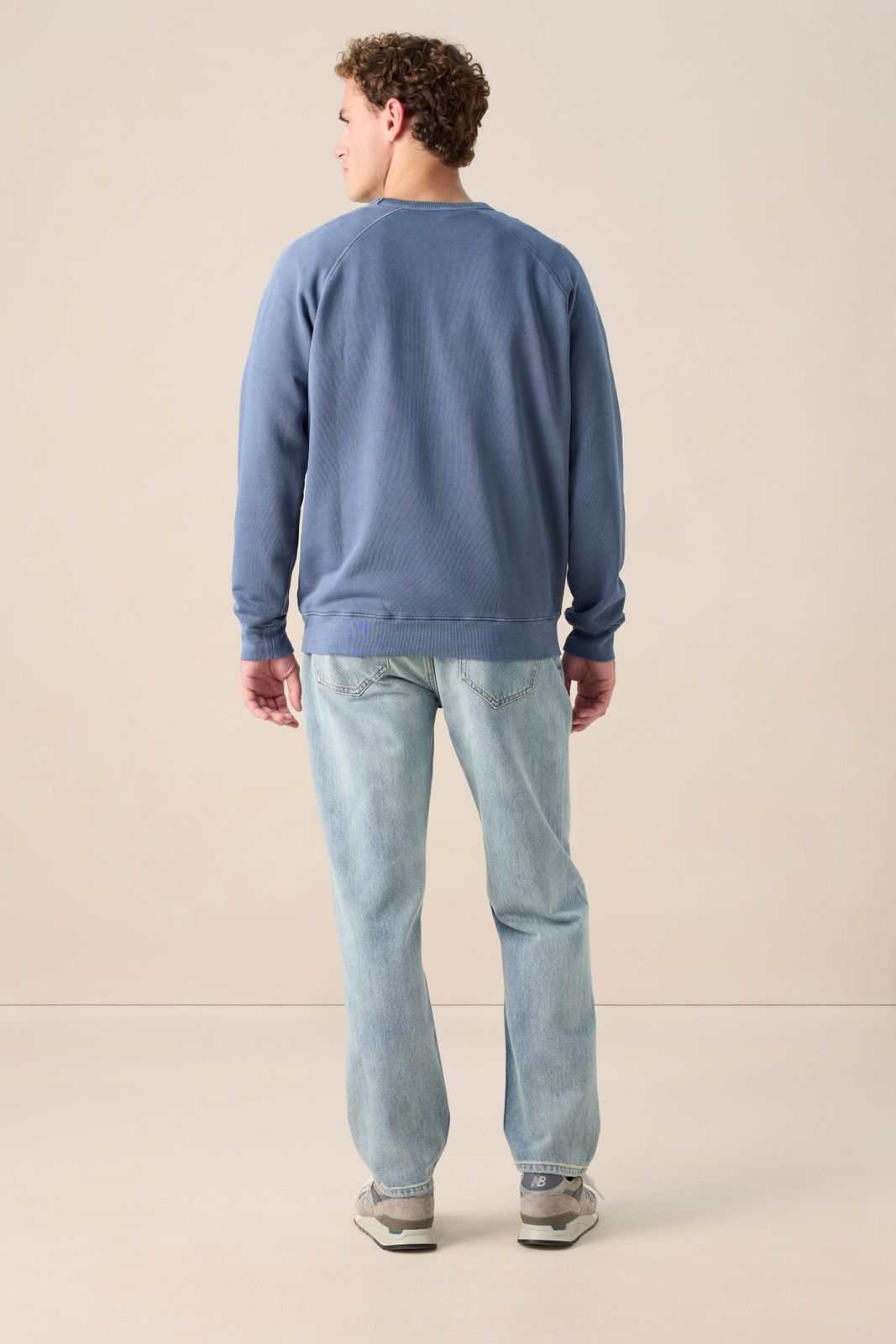 Perry Lichtblauwe mid-rise Loose Fit Jeans