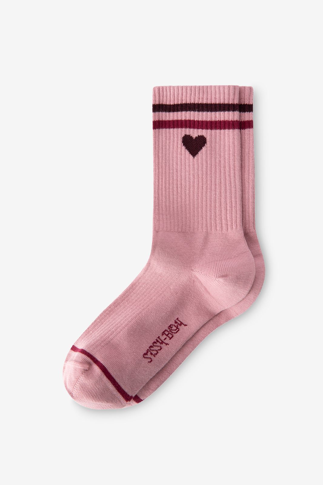 Roze sokken met hartje