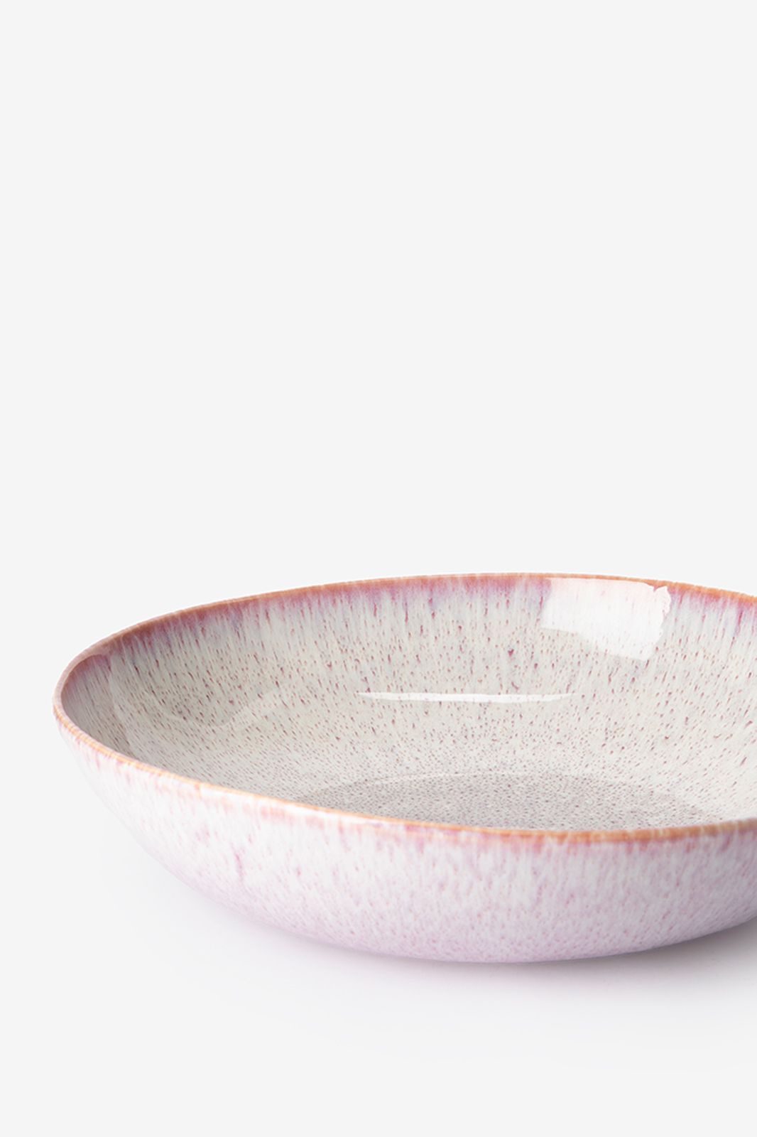 Roze reactive glaze presenteerbord