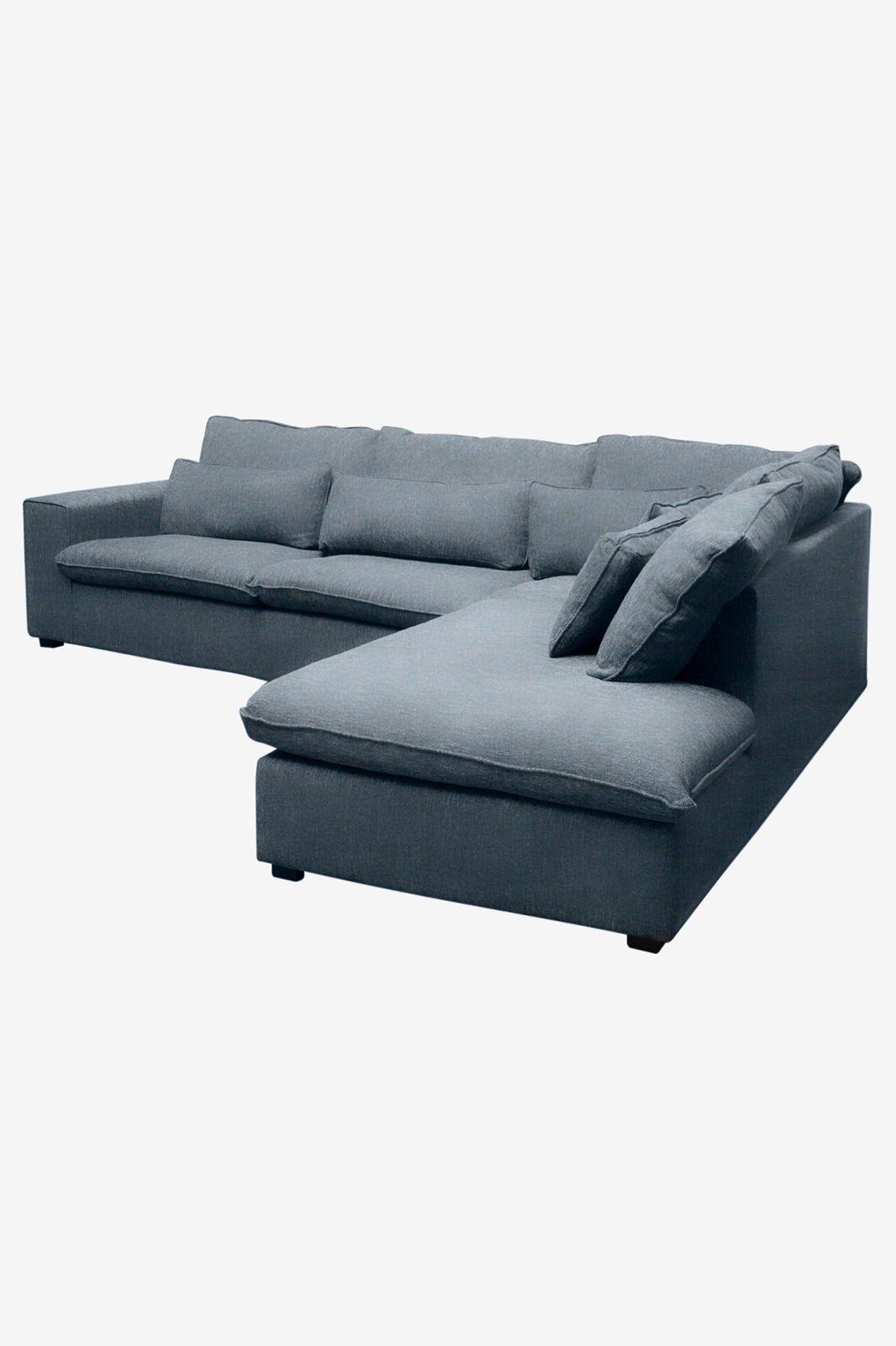 Baron bank 3.5-zits lounge rechts ranch donkerblauw