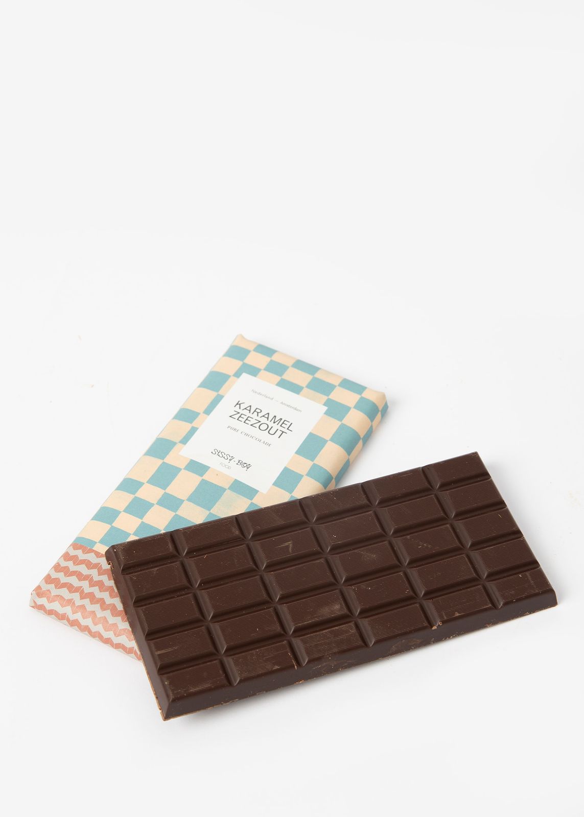 Chocoladereep puur Karamel Zeezout