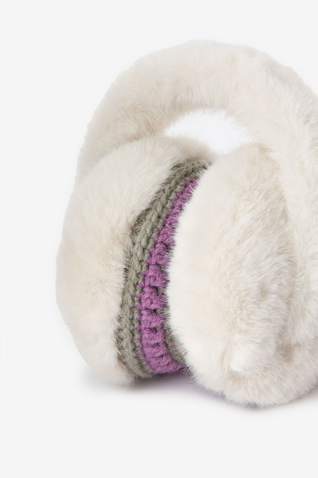 BARTS witte crochet oorwarmers