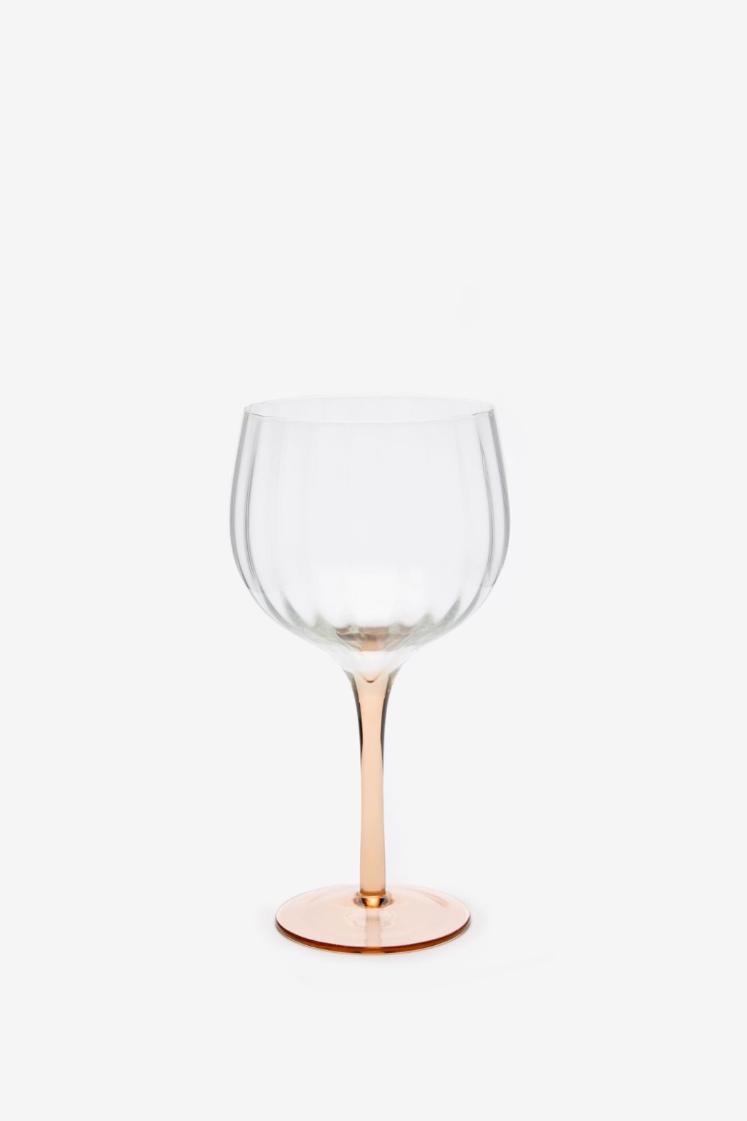 Oranje gin tonic glazen scallop