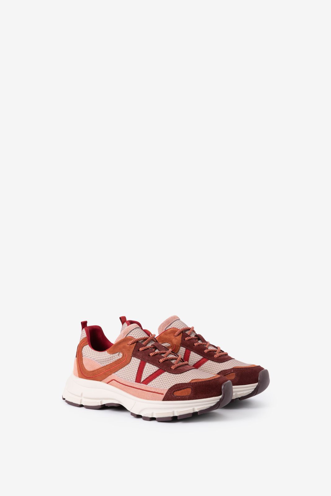 Oranje su&egrave;de sneakers