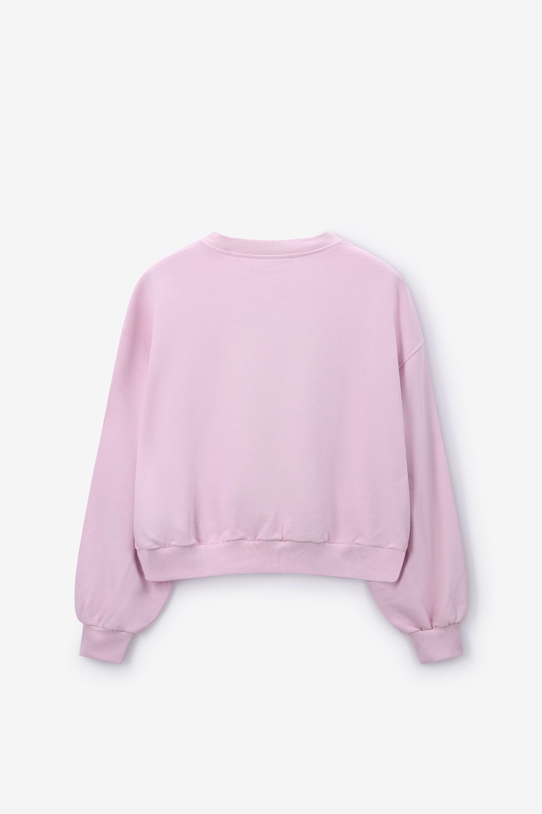 Lichtroze oversized sweater