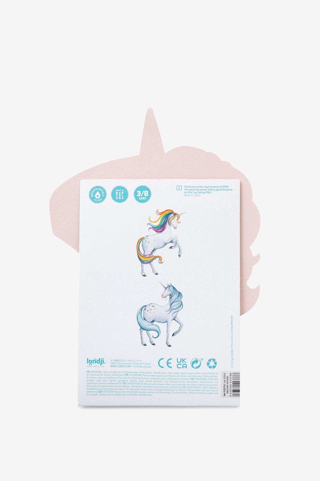 Unicorn tattoos 10 stuks groot