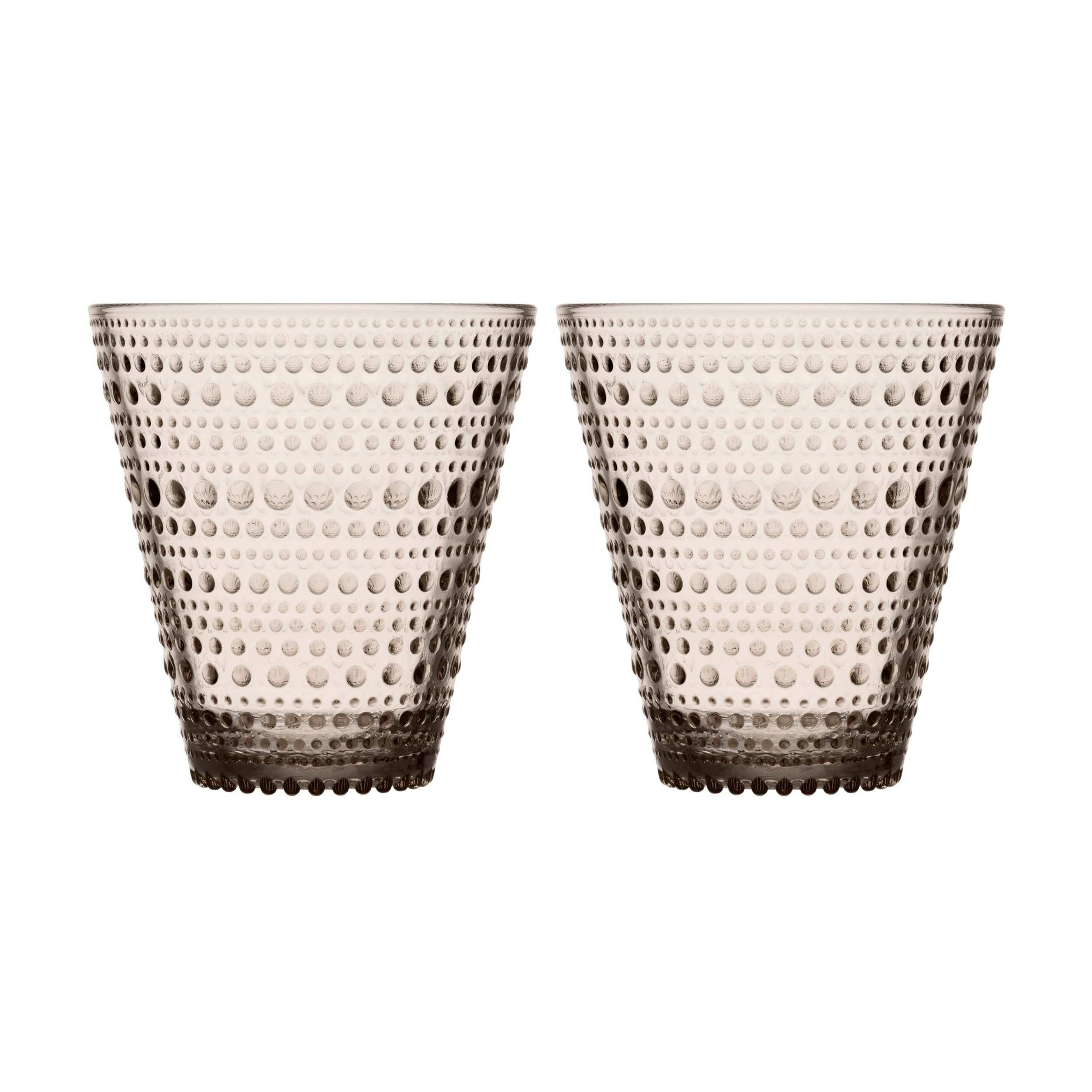 Kastehelmi tumbler 30cl linen 2pcs