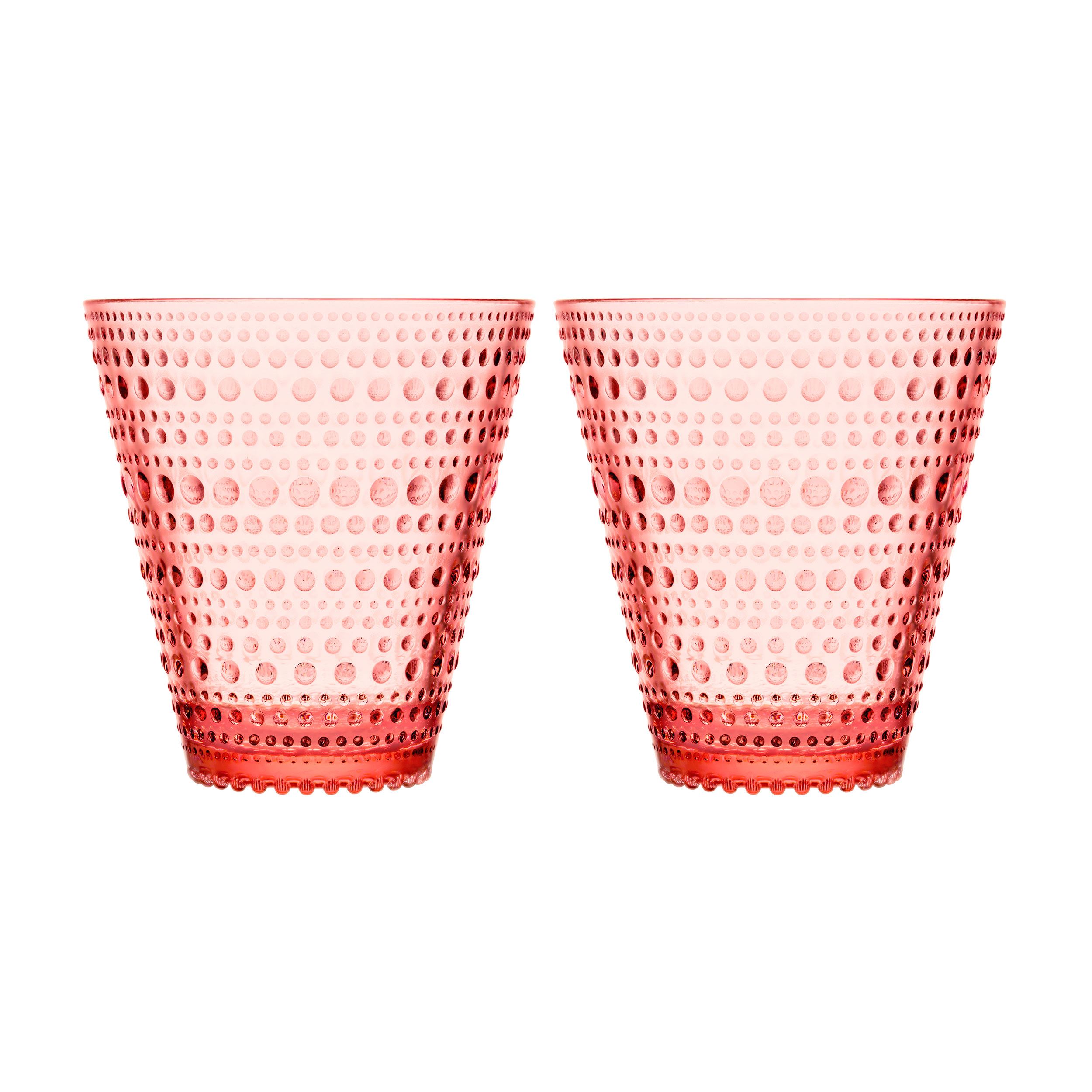 Kastehelmi tumbler 30cl salmon pink 2pcs
