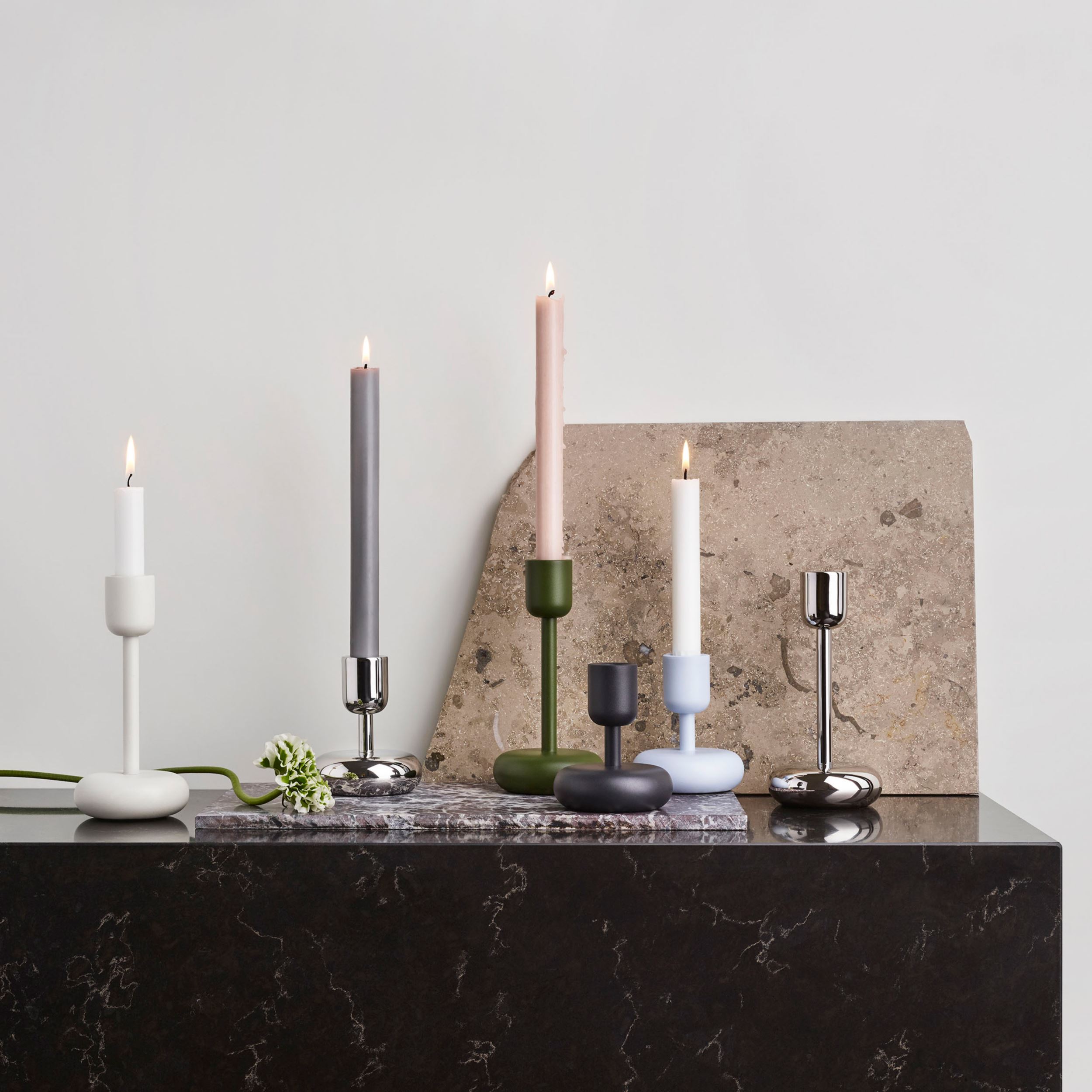 Nappula candle holder 183mm steel