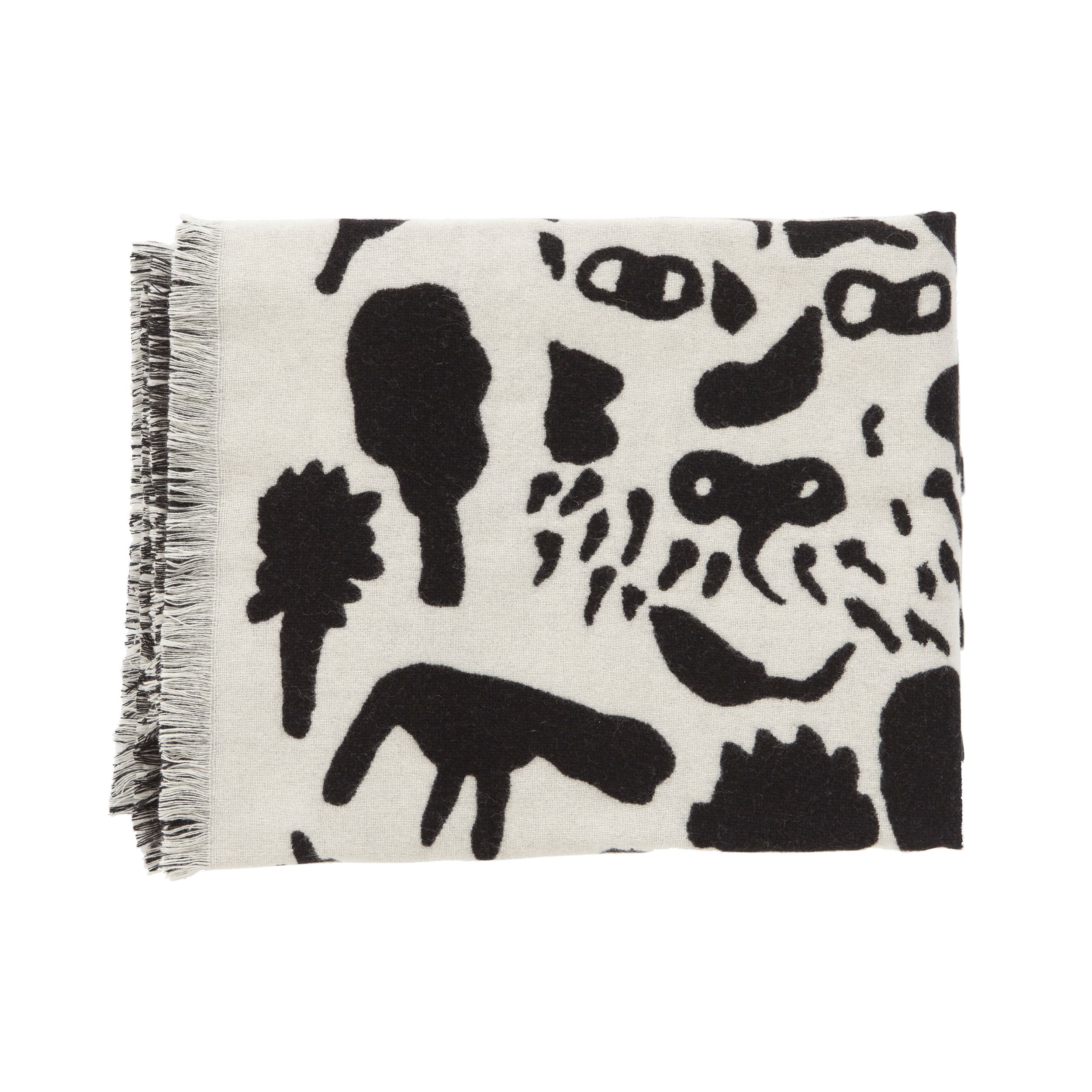 Oiva Toikka Collection blanket 180x130cm cheetah b/w