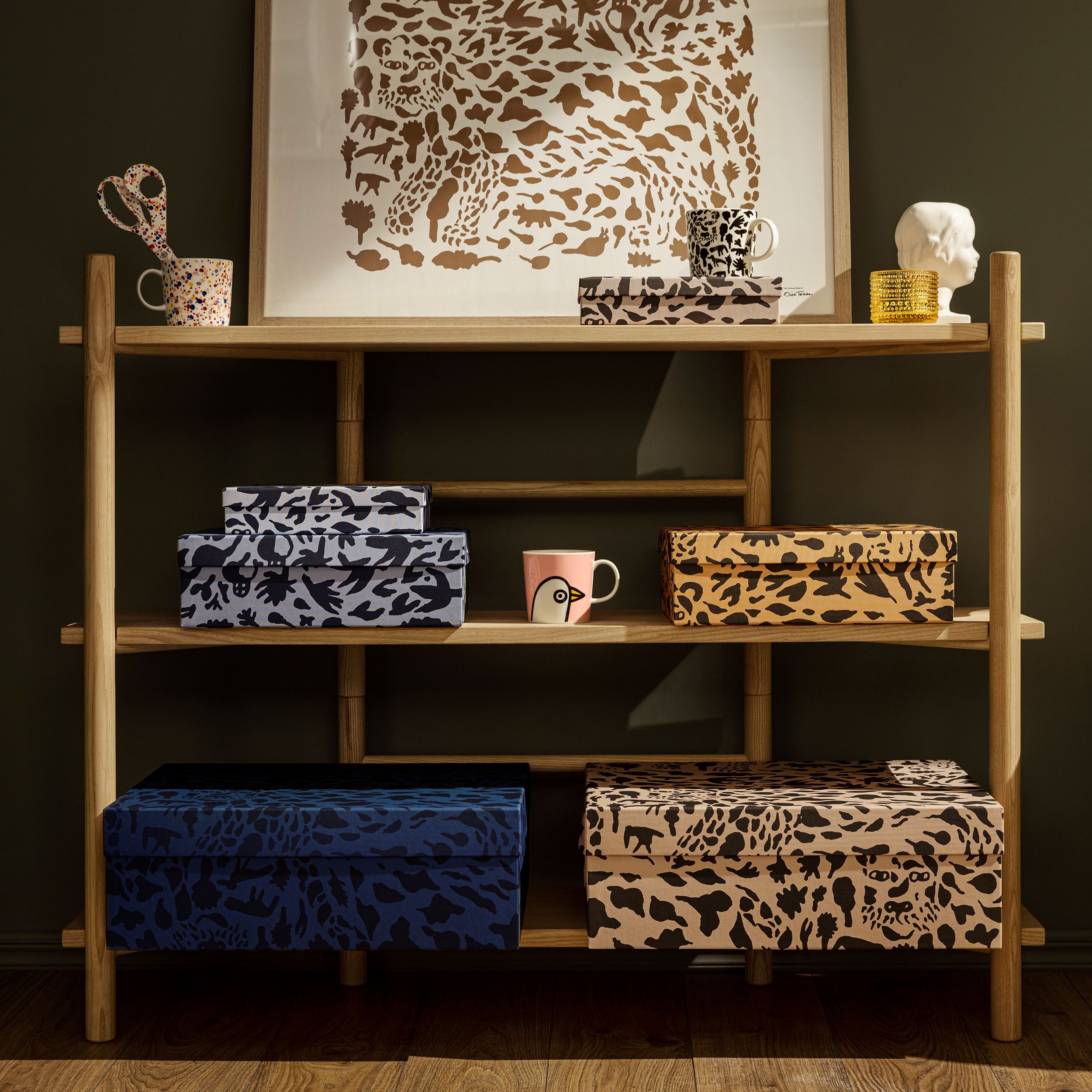 Oiva Toikka Collection art poster  50x70cm cheetah brown