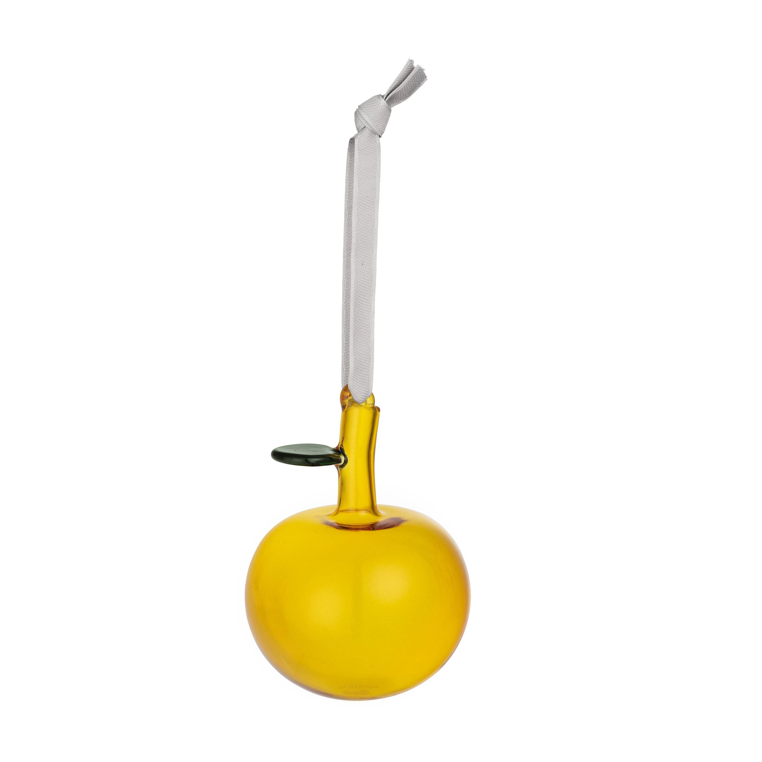 Oiva Toikka Collection glass apple yellow 3set