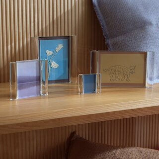 Filigraani photoframe 127x117mm palegrey