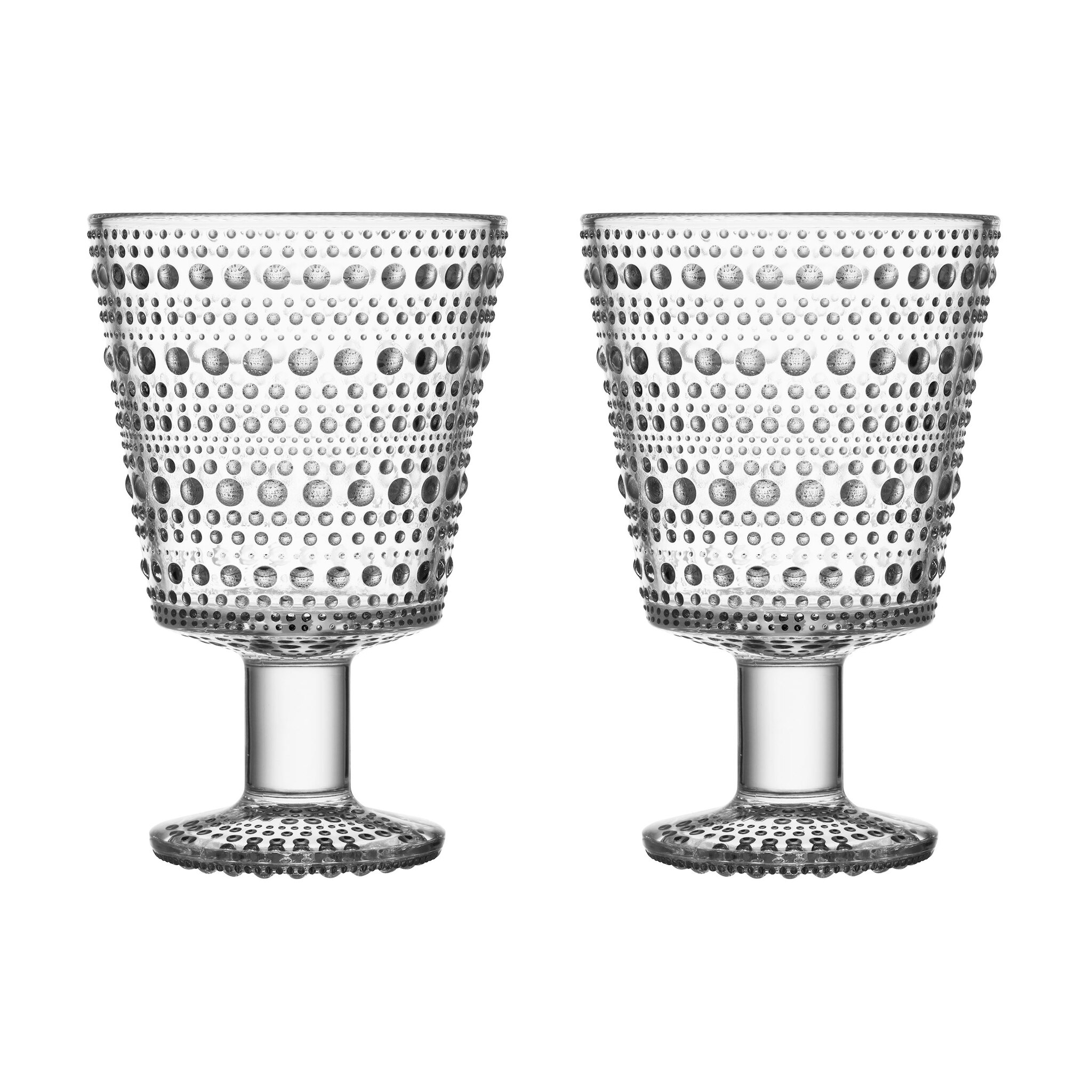 Kastehelmi glass 26cl clear 2pcs