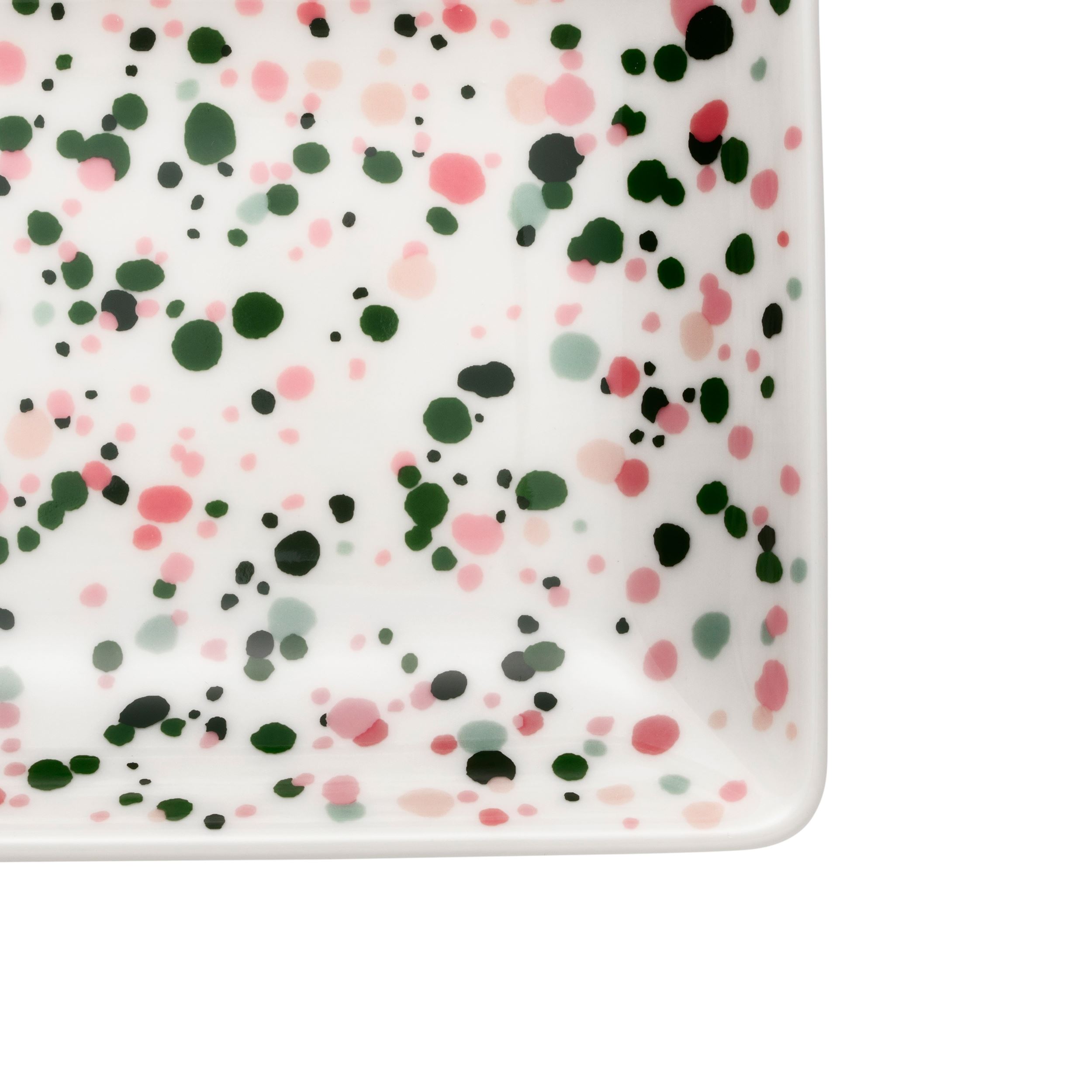 Oiva Toikka Collection A6 plate 10x15cm Helle pink-green