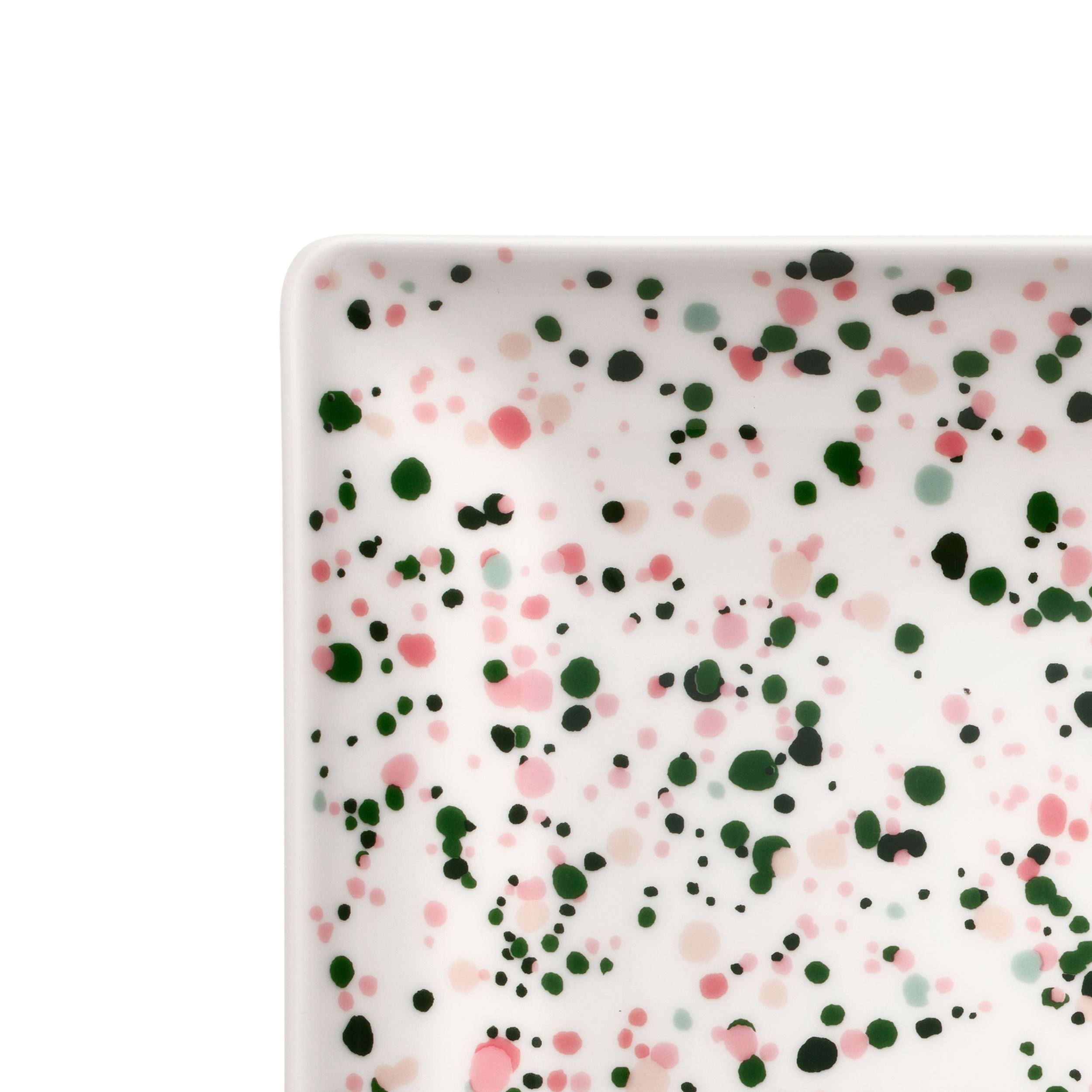 Oiva Toikka Collection A4 plate 21x29cm Helle pink-green