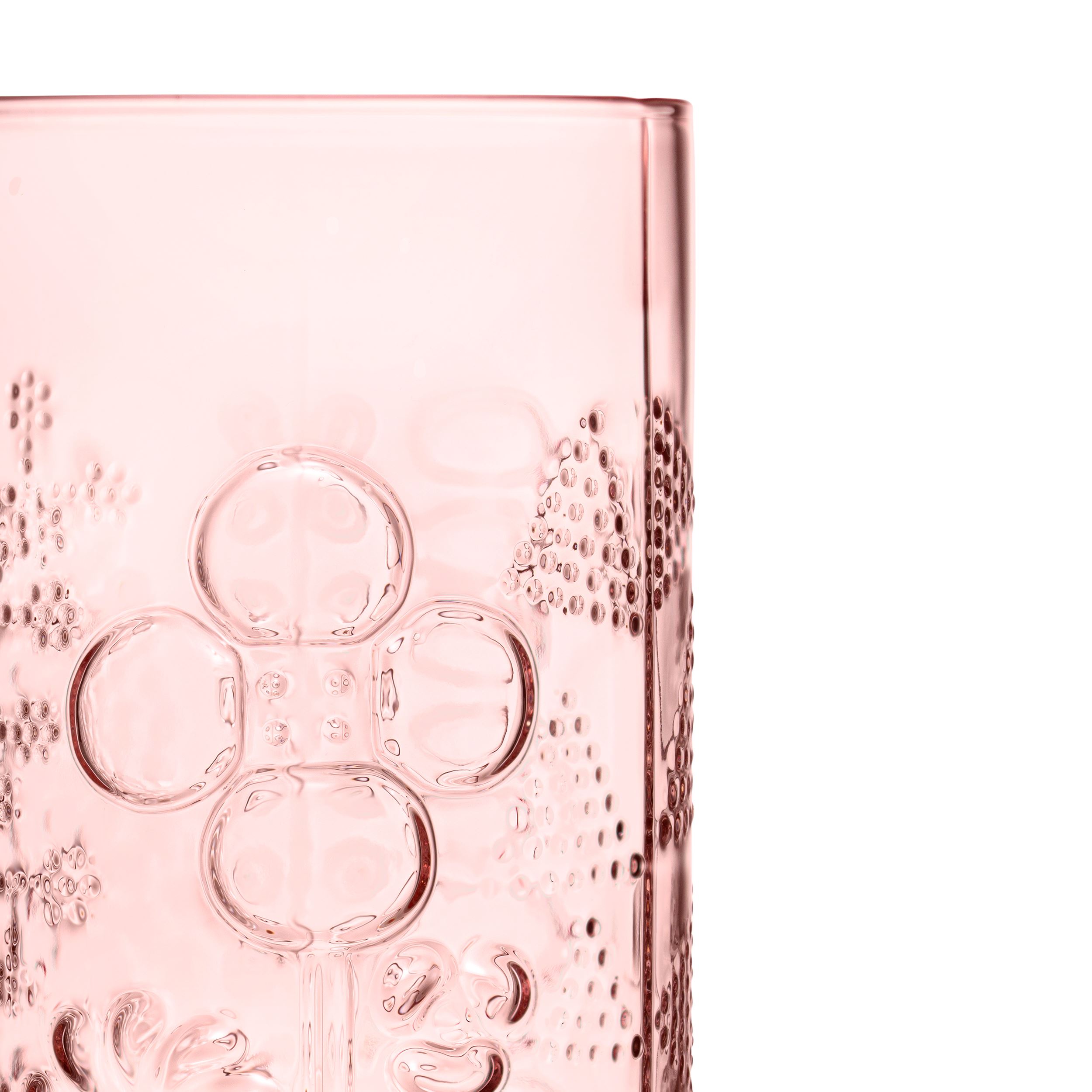 Flora vase 250mm salmon pink