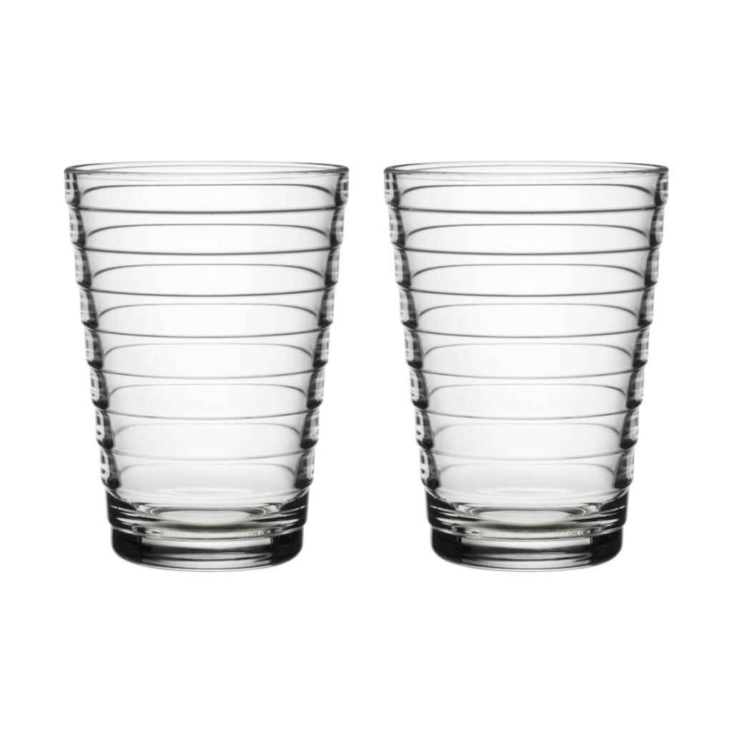 Aino Aalto tumbler 33cl clear 2pcs
